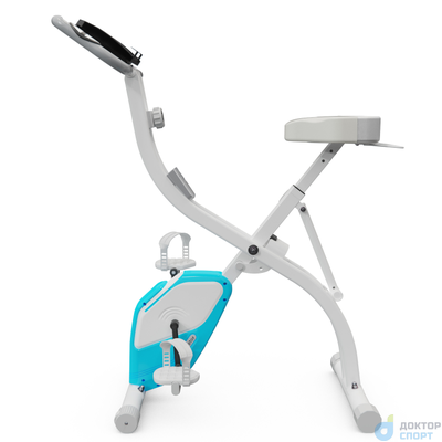 Велотренажер X-Bike DFC DavCreator, бело-голубой B02