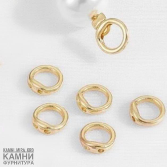 Протектор-колечко 5,2 мм ЛЮКС, покрытие в ассортименте, цена за пару