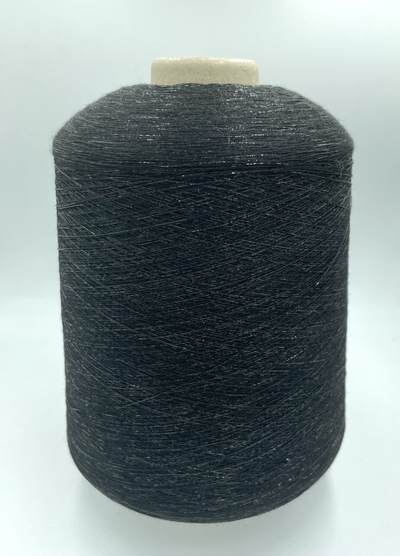 TORCITURA di DOMASO BACH LUREX  люрекс 1/ 34000 65% ВИСКОЗА 35% PL  (вес 50 грамм, длина 1700 метров) цв. 16/CC чёрный