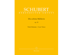 Schubert, Franz Die schöne Müllerin op.25 D795 für Gesang (tiel) und Klavier praktische Ausgabe