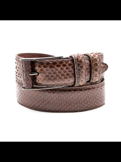 Ремень мужской 38 мм PY-k-0005 из змеиной кожи 1