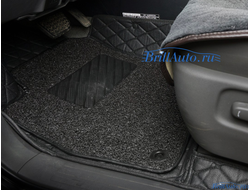 3D коврики в салон Toyota Land Cruiser Prado из экокожи