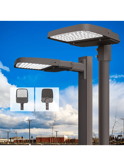 Светодиодный парковочный светильник с датчиком 100 Вт