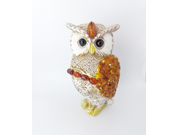 Сова с янтарём