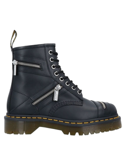 Ботинки Dr Martens 1460 черные с молнией