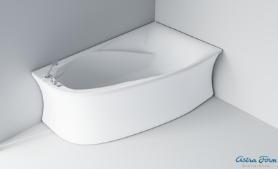 Astra-Form ванна Селена правосторонняя 170/100 см белая