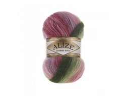 Пряжа Angora gold batik Alize (Ализе Ангора голд батик) цвет 2630