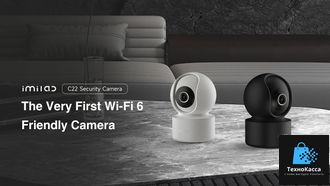 IP камера Imilab 360 Home Camera 5MP/3K Wi-Fi 6 C22 Black EU