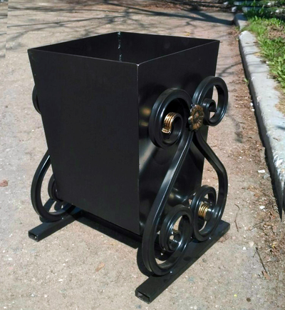 Урна металлическая (артикул-МУ07 ковка)