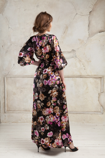 Платье с цветочным принтом