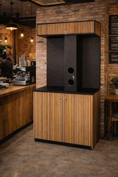 (СТСМ1500) Стойка самообслуживания для кофейни "KOFLIND"