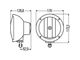 Дополнительная оптика Hella Luminator Compact Xenon Metal  Фара дальнего света с лампой D1S 12V и блоком розжига ксенон (1F3 009 094-142)