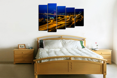 Модульная картина "Грандиозная эстакада"