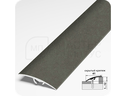 Порог разноуровневый Лука ПР 06.2700.056 Бетон темный