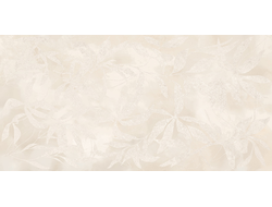 ArtWall, 60х120 см, керамогранит, Цветы Слоновая Кость Матовый Ректификат, K958021R