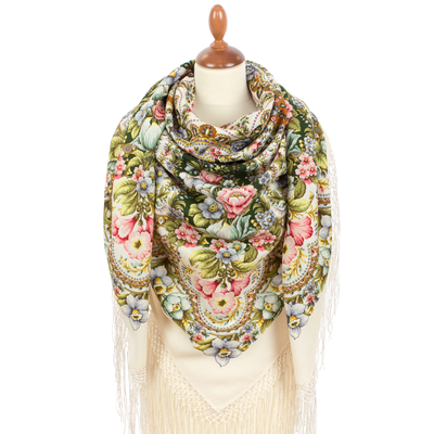 Павловопосадский платок Половодье чувств 1992-4