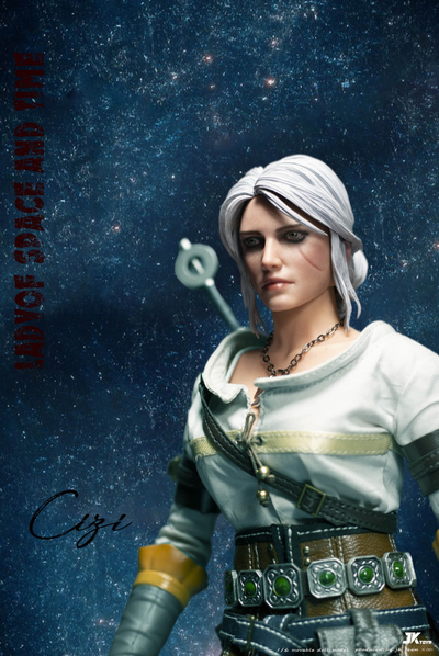 Цири (Цирилла, The Witcher III) - КОЛЛЕКЦИОННАЯ ФИГУРКА 1/6 Lady of space and time Ciri (K-001) - JKTOYS