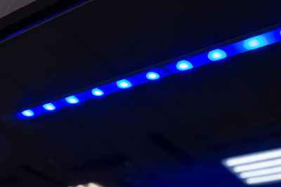 (TSV 34) Витрина двойная с подсветкой