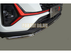 Защита передняя нижняя 42,4 мм ТСС для Changan CS35 plus 2WD 1.5T 2023-