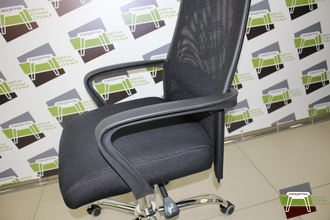 Кресло МГ-17 хром, сетка (черная)