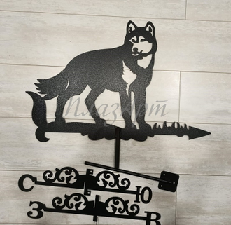 флюгер на крышу волки