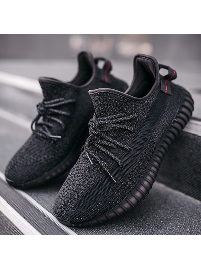 Adidas Yeezy Boost 350 V2 Reflective Black Big Size