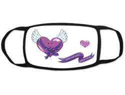 Маска защитная тканевая на лицо #9 на День влюблённых, 14 февраля