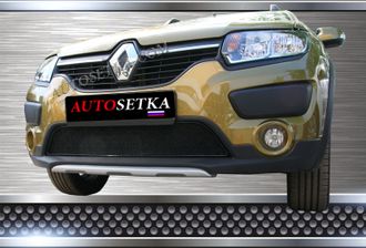 Premium защита радиатора для Renault Sandero Stepway (2014-)