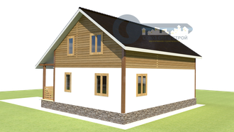 ДЖ-14 ГАБАРИТНЫЕ РАЗМЕРЫ: (10Х8М) 1,5 ЭТАЖА, ОБЩАЯ ПЛОЩАДЬ: 145М²