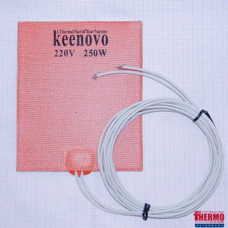 Гибкая нагревающая пластина 250 Вт 220 В (127х152) Keenovo (3М скотч, без термодатчика)