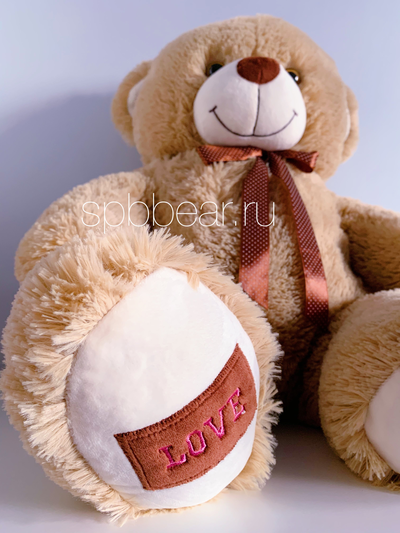 Плюшевый мишка 85 см кремовый Микки