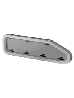 Иллюминатор «Standard», размер 4R, дымчатое стекло/белая рамка