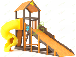 Всесезонная площадка IgraGrad С Тауер с трубой SF