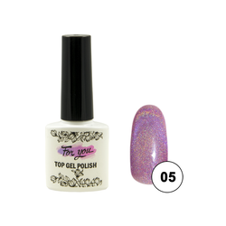 Гель-лак FOR YOU Cat's eye RAINBOW № 05