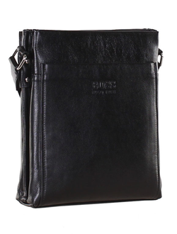 Сумка мужская Hugo Boss нат.кожа black