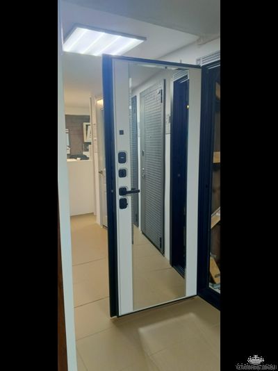 Ника Зеркало Фацет Эммалит белый