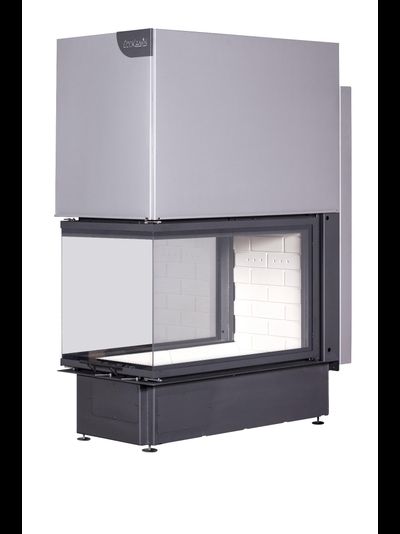 Каминная топка Экокамин ДЕЛЬТА 900 три стекла