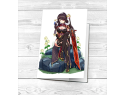 Обложка на паспорт Genshin Impact, Геншин Импакт №6