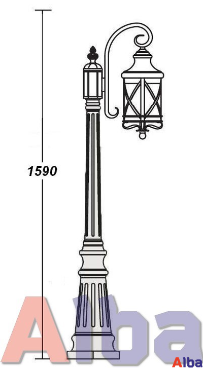 Lucerna 84811/18 Парковый светильник