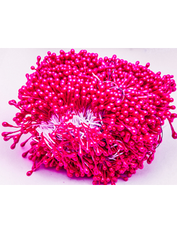 Тычинки капельки около 340 нитей , двусторонние , фуксия светлая