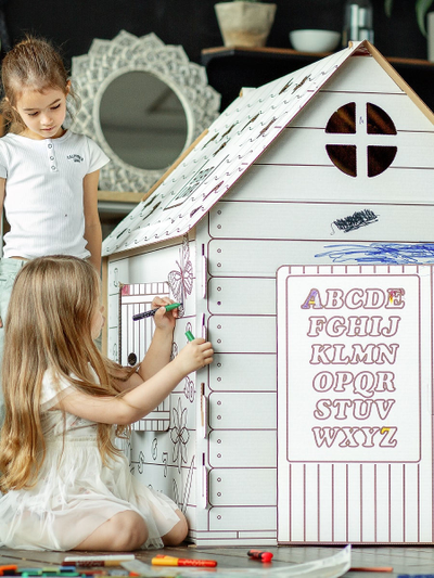 Дом раскраска Bibalina английский алфавит купить в Воронеже