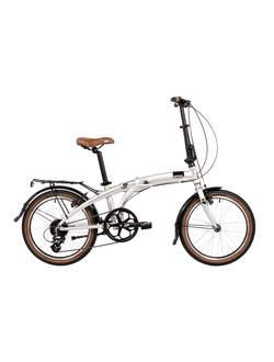 Велосипед складной NOVATRACK TOWN 20 2024 Серебристый