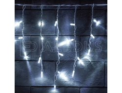 Светодиодная гирлянда бахрома ALEDUS 3x0.5 м, провод каучук (резина), без мерцания