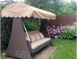 Садовые качели-диван