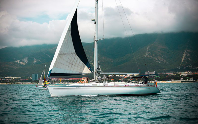 Утренняя рыбалка на яхте