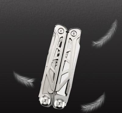 Мультитул GHK6 Hongfeng Wolf из нержавеющей стали: включает нож , плоскогубцы, пилу, ножницы, открывашку, отвертку, линейку