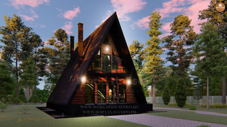 Проект дома - шалаша.