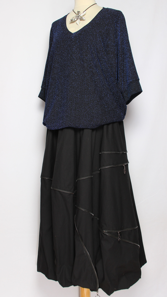 ДЖЕМПЕР  "ЛЮРЕКС ТОНКИЙ" вискоза золото, серебро, синий, черный р.48-62