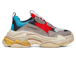 Balenciaga Triple-S Grey Red Blue