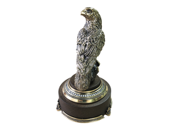Статуэтка "Орёл", бронза,дуб, фианиты